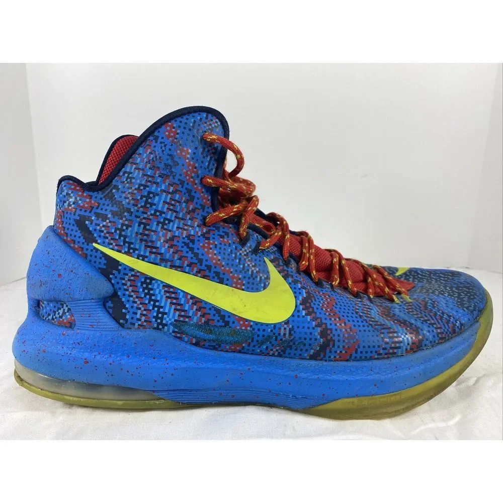 Nike Zoom KD 5 Christmas 2012 554988-401 Mens Size 9.5 Basketball Sneakers Shoes